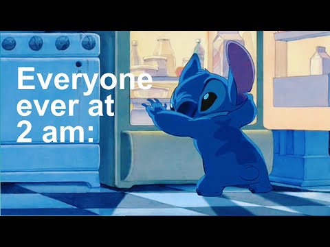 *Stitch being an actual mood for 3 minutes straight*