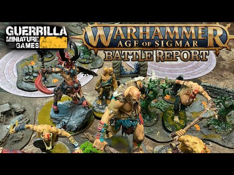 Warhammer: Age of Sigmar 3rd Ed Battle Report - Sylvaneth vs. Sons of Behemat
