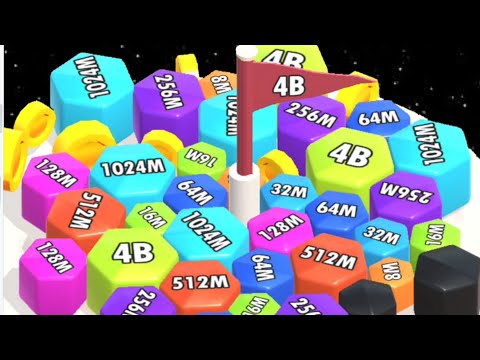 Merge Blocks 3D - 2048 Puzzle Unlock 4B - iOS Android Walkthrough Gameplay Part 14