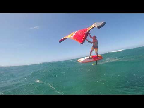 Wing surfing Maui with Robby Naish and Alan Cadiz