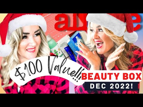 💋 🎄 Allure Beauty Box December 2022 Unboxing & Review! ❤️ Twin Birdies