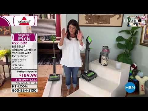 BISSELL AirRam Cordless Vacuum with Extra Filter