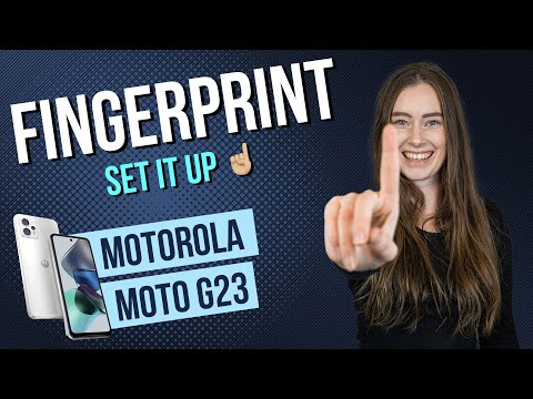 Motorola moto g23 - How to set up Fingerprint • 📱 • 👆🏼 • 🔐 • Tutorial
