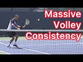 Copy This Volley Technique For Massive Consistency (Bryan Bros Tennis Forehand Volley Analysis)