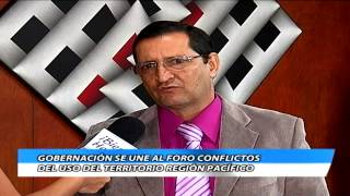 preview picture of video 'Gobernación se une al Foro NacionalConflictos del Uso del Territorio Región Pacífico'