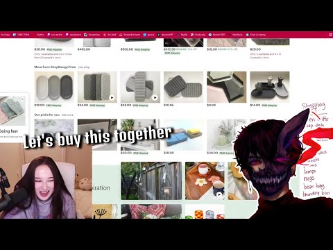 Corpse & Tina Kitten Shopping Stream