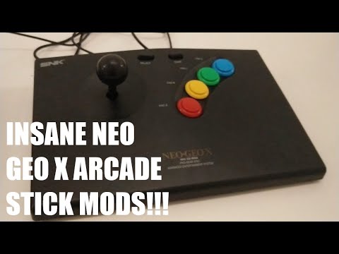 Neo Geo X: Arcade Stick Mods