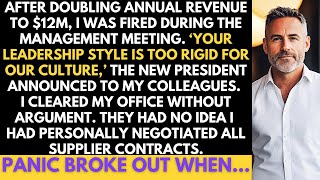 Got Fired After Doubling Company Revenue To $12M. Panic Broke Out When The New President Realized...