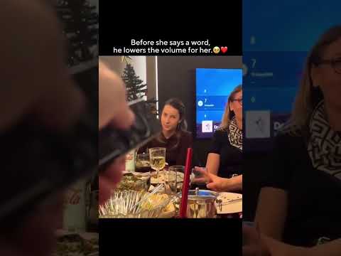 Before she says a word, he lowers the volume for her. 🥹❤️‍🩹