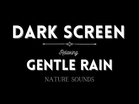 Fall Asleep Fast with Gentle Night Rain 🌙 Black Screen Rain Sounds for Deep Sleep | 10 Hours No Ads
