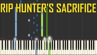 Rip Hunter's Sacrifice - Legends Of Tomorrow [Synthesia Tutorial For Two Pianos] REUPLOAD