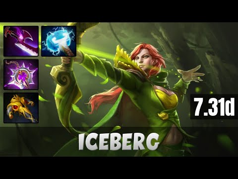 ICEBERG Windranger MID LANE Gameplay | Dota 2 Full Game