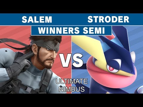 Ultimate Nimbus - Salem (Snake) VS Stroder (Greninja) Top 8 Winners Semi - Smash Ultimate