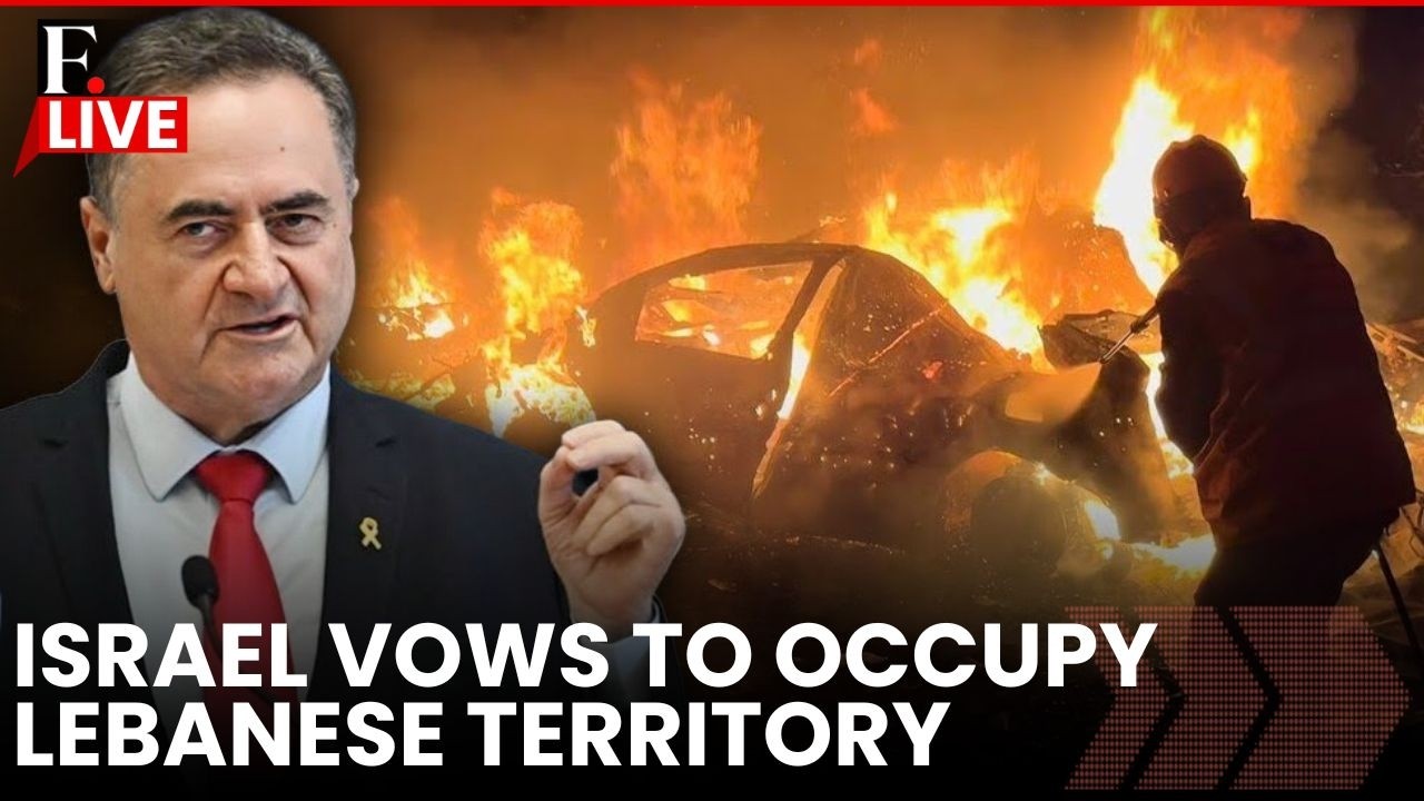 Iran War LIVE: Israel Strikes Beirut, Plans Buffer Zone Raising Occupation Fears | Firstpost Live