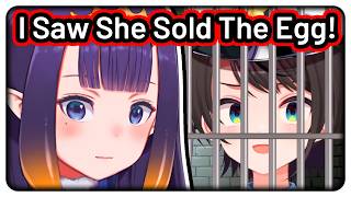 Ina Sends Subaru a Few DMs After Seeing Her Try to Sell Her Egg【Hololive EN】