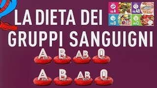 La dieta dei GRUPPI SANGUIGNI.