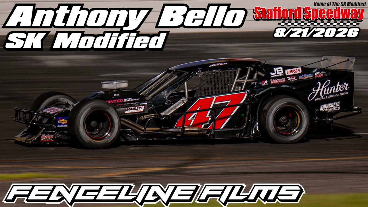 Anthony Bello SK Modified Stafford Speedway