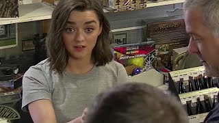 Maisie Williams (aka Arya Stark) Pranks Game of Thrones Fans