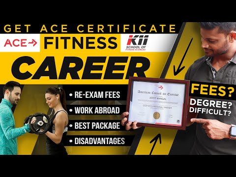 HOW TO GET ACE PERSONAL TRAINER CERTIFICATE || ACE OR K11 ?? #gym #career #fitness