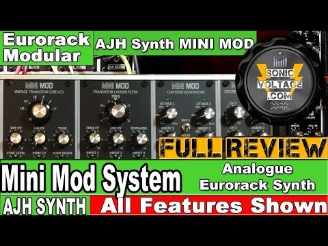 AJH Synth MINI MOD REVIEW: AJH Synth MiniMod System (FULL) Review Eurorack Modular Synth (2018)