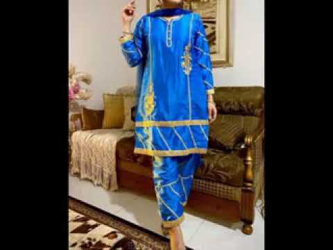 Lace Designing On Plain Suit BY #INDIAN FASION SUHANA