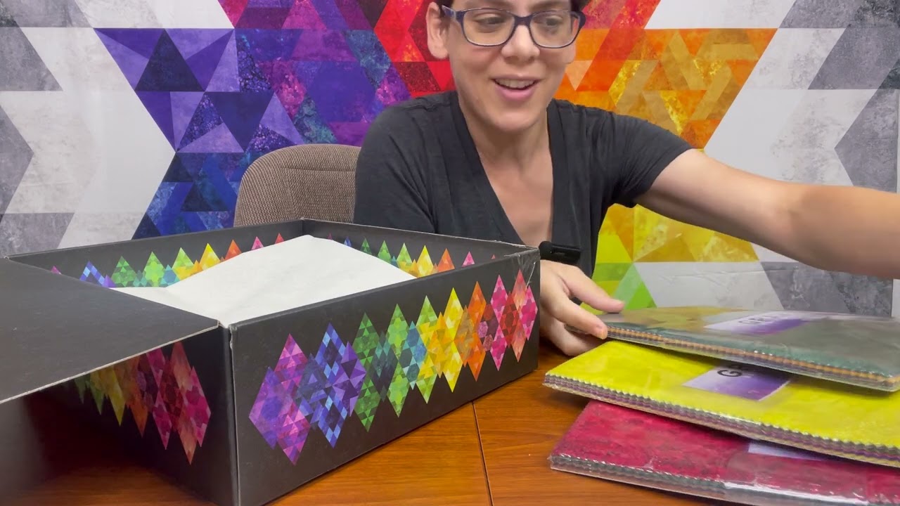 Unboxing the Gravity Quilt Kit 2025 Block of the Month Jaybird Quilts X Northcott Fabrics