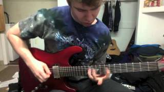 Whispering Silence Guitar Solo - As I Lay Dying Cover