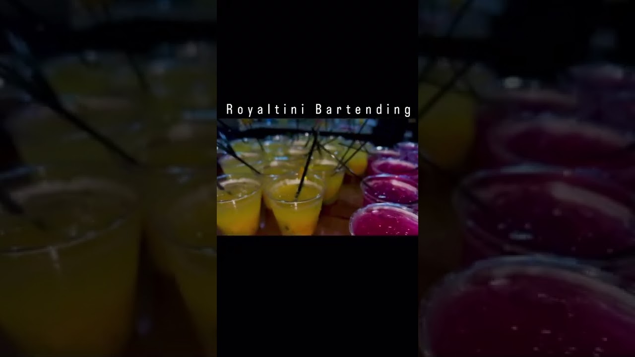 Promotional video thumbnail 1 for Royaltini Bartending