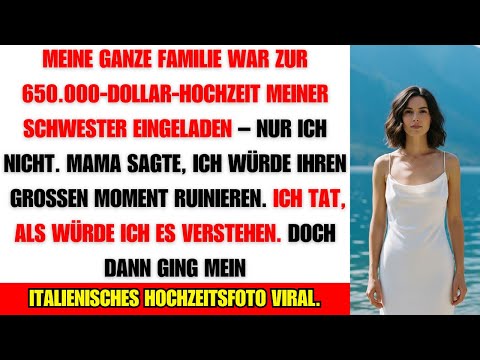 Meine Familie lud mich NICHT zur Hochzeit ein – was ich in Italien tat, ging viral!