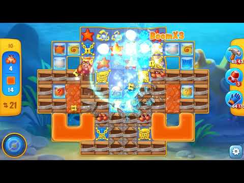FISHDOM gameplay SHIP WRECKED LEVEL 9 N 10. SUPER HARD!!!