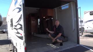 preview picture of video 'Jordan Heck at All Valley RV Center with a (USED) 2008 Jayco Octane Z24 travel trailer toyhauler'