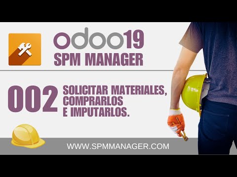 Clase 002 - Solicitar Materiales, Comprarlos e Imputarlos.