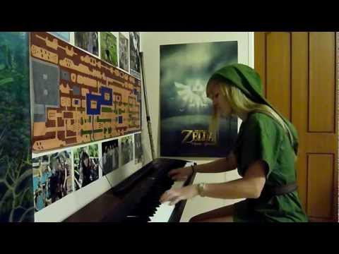 Lara plays the Temple theme from Zelda 2 (piano cover)