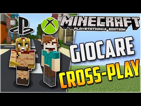 How to PLAY CROSS-PLAY MULTIPLAYER from MINECRAFT PS4 BEDROCK EDITION with FRIENDS Minecraft XBOX PE PC
