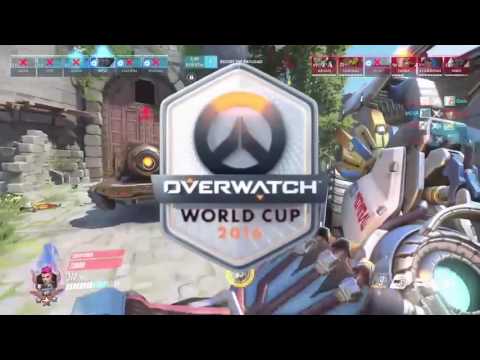 Overwatch World Cup Best Moments - Sweden, USA , Russia , Korea - ( IDDQD, Shadowburn, Arhan )