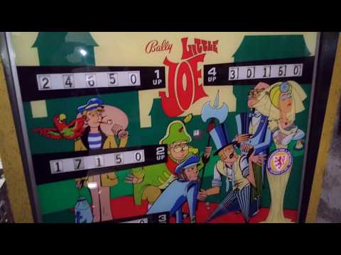 Little Joe Bally Pinball 1972 gameplay # 1