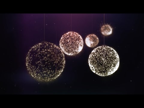 Animated Christmas Card Template - Enchanted Baubles