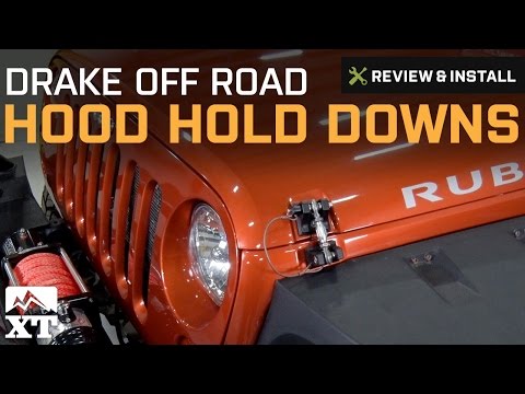 Jeep Wrangler Drake Off Road Hood Hold Downs (2007-2017 JK) Review & Install