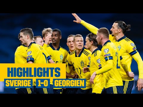 Highlights: Sverige - Georgien | VM-kval | Zlatan tillbaka i blågult!