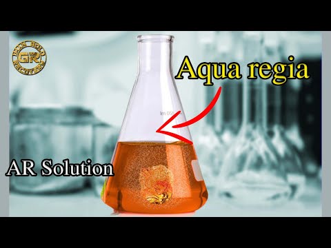 How to make Aqua Regia (AR) To dissolve Gold .Aqua regia for dissolving Gold .