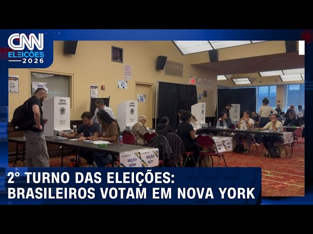 EUA: brasileiros votam em Nova York para o 2° turno das eleições | CNN ELEIÇÕES