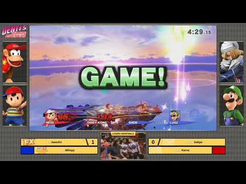 DBA 8 - Awestin + Whispy vs Karna + Dakpo - Losers Semifinals Smash 4