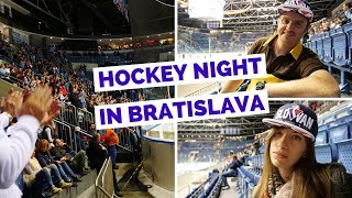 Hockey In Slovakia | Watching KHL HC Slovan Bratislava Ice Hockey Game