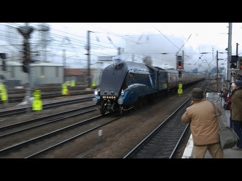 4464 Bittern in York and Doncaster 7th December 2013