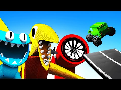 NEW RAINBOW FRIENDS vs CARS