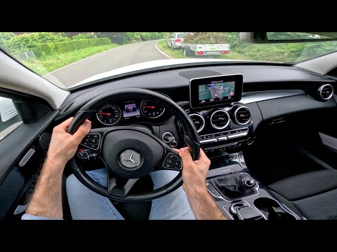 2015 Mercedes-Benz C180 Estate [1.6 - 156 HP] POV Test Drive 4K | Walk-around and Interior