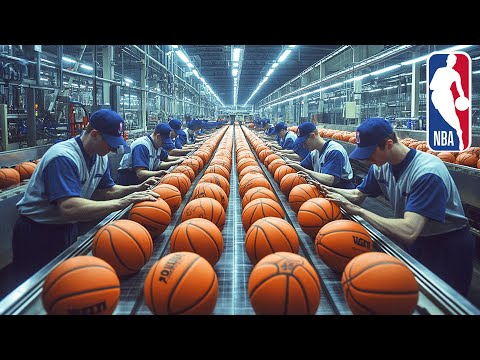 How NBA Basketballs Are Made