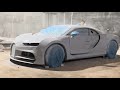 Homemade Bugatti Chiron Sport In 9 Minutes | Replica.