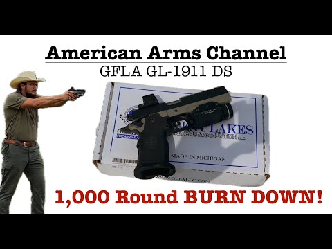 Great Lakes Firearms GL-1911 DS - 1,000 Round Burndown (Full Length Range Session)