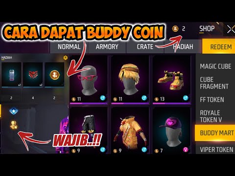 CARA MENDAPATKAN BUDDY COIN FF..!! CARA DAPAT BUDDY COIN MART..!! MUDAH DAPETIN BUDDY KOIN